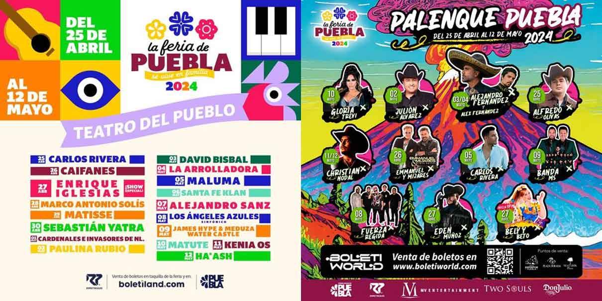 Para poder disfrutar de todos los conciertos del Teatro del Pueblo, solamente tienes que pagar tu entrada a la feria, que tiene un costo de $50.00 pesos