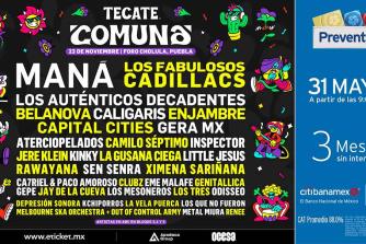 Por fin tenemos el Line Up revelado de la edición 2024 del Tecate Comuna, y como era de esperarse, tenemos un cartel muy variado y completo.