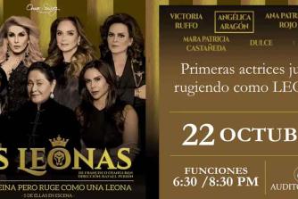 Arta Producciones nos invitó a la conferencia de prensa de la puesta en escena “Las Leonas” protagonizada por grandes actrices de la televisión mexicana.